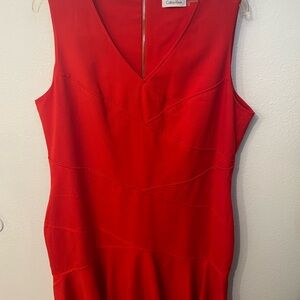 Calvin Klein Red Women's Dress